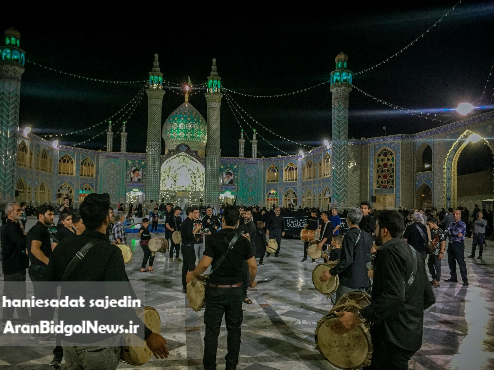 گزارش تصویری از مراسم دیرینه چاووش محرم در شهرستان اران و بیدگل بخش دوم